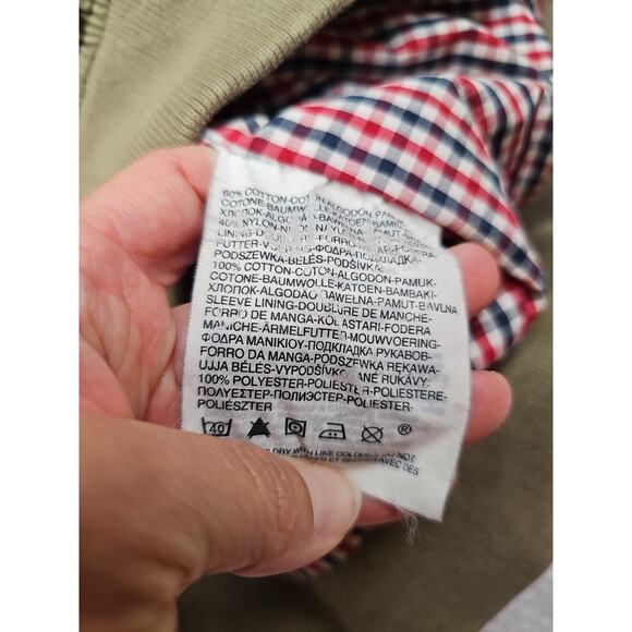 Levis Strauss Jacket Mens 2X Vintage Bomber Jacket Khaki Green Full Zip - Picture 5 of 7